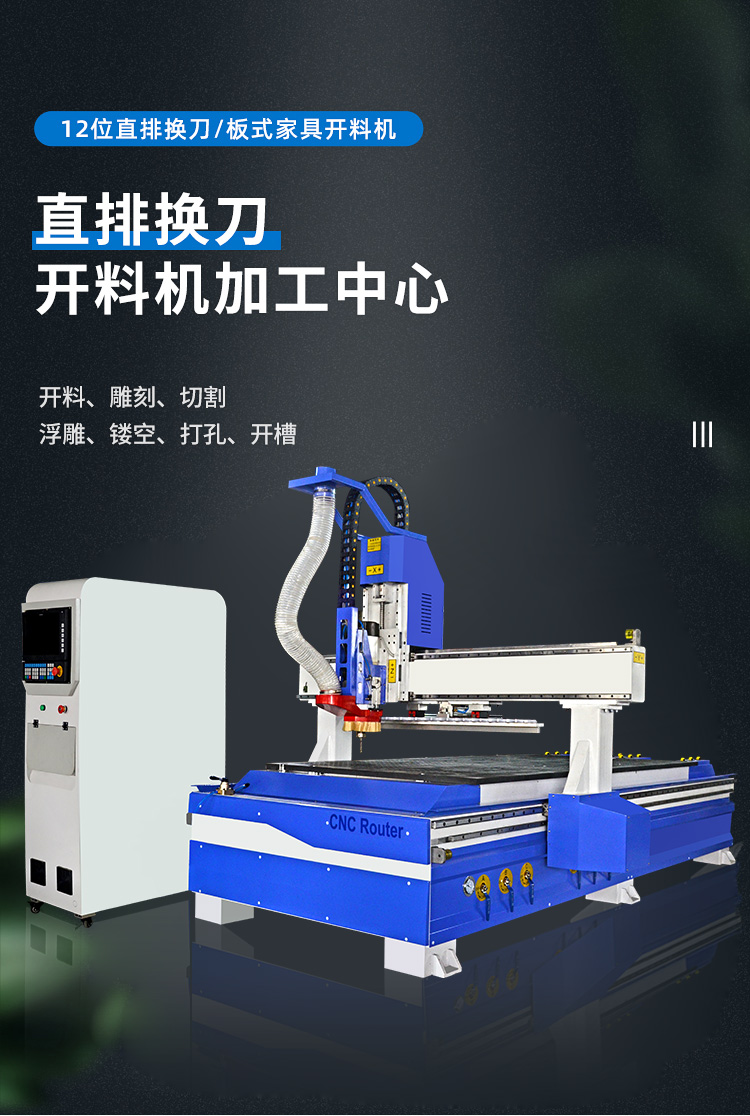直排換刀數控開料機(圖1)